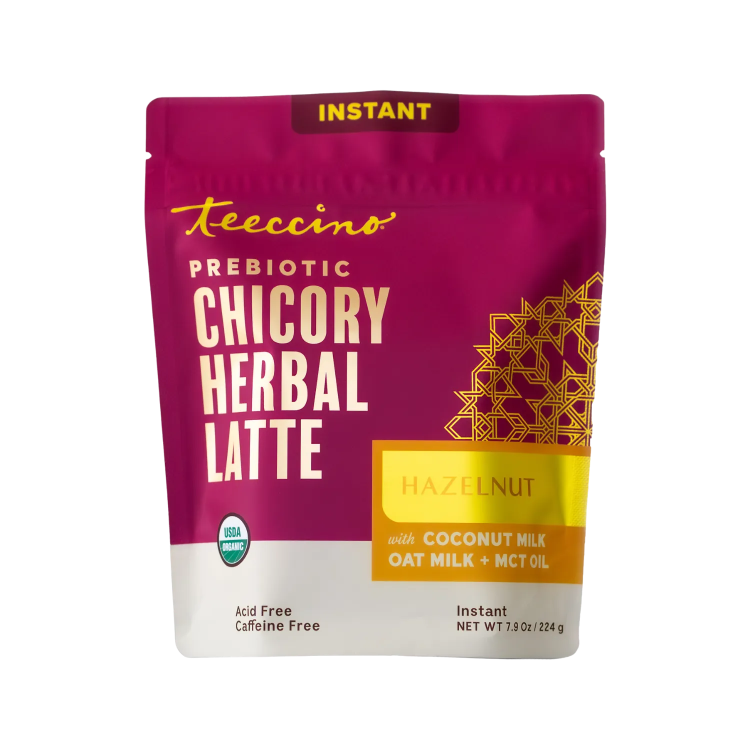 Instant Hazelnut Herbal Latte